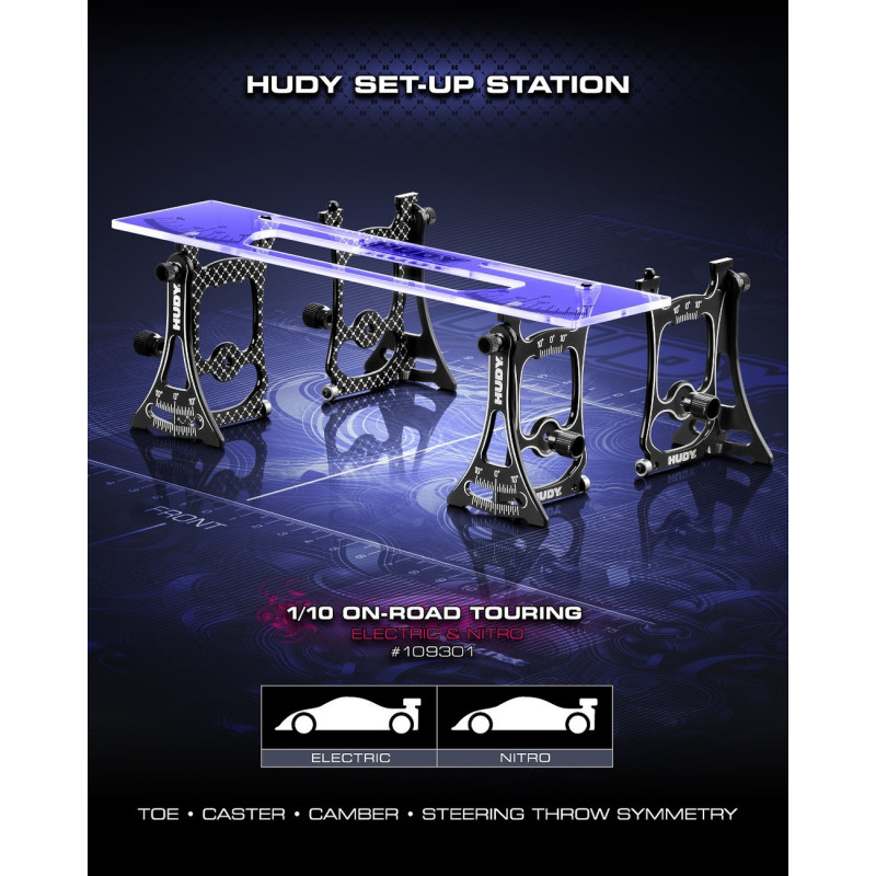 109301 - Hudy Set-Up Station For 1/10 Touring Cars