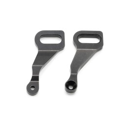 302387 - X4 ALU REAR ARS PLATE - INNER SHOCK POSITION - SWISS 7075 T6 (L+R)