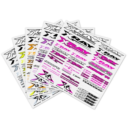 397320 - XRAY STICKERS FOR BODY - 5 DIFFERENT COLORS