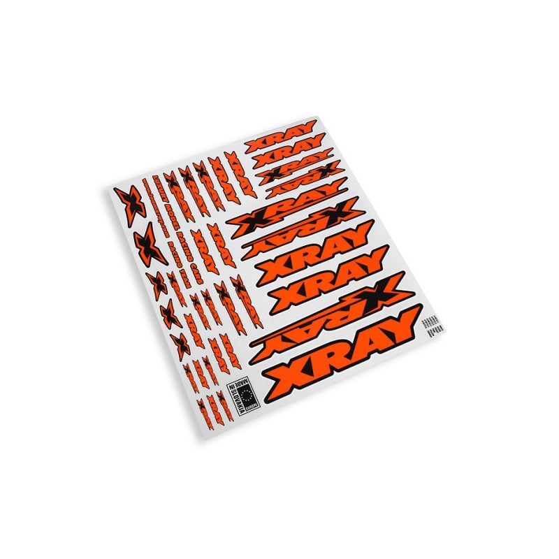 397316 - XRAY STICKER FOR BODY - NEON ORANGE