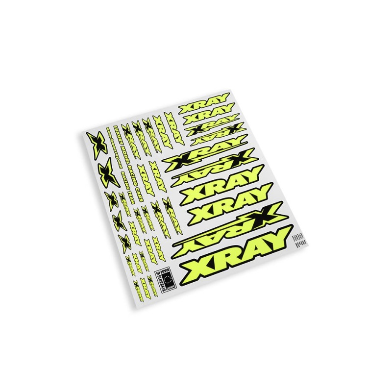 397315 - XRAY STICKER FOR BODY - NEON YELLOW
