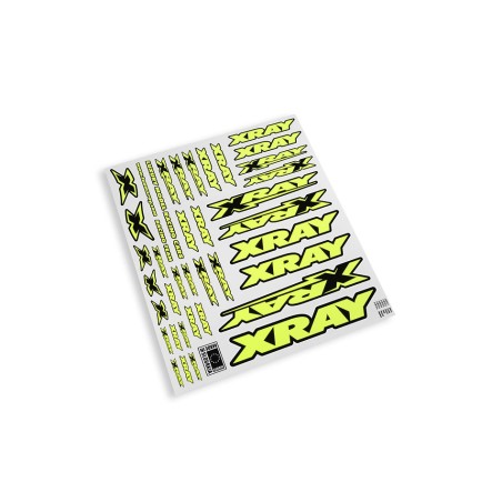 397315 - XRAY STICKER FOR BODY - NEON YELLOW