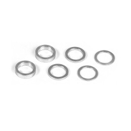 375090 - SET OF ALU SHIMS 6.37x8.4MM (0.5MM, 1.0MM, 2.0MM)