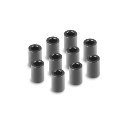 303130-K - ALU BUSHING 3x6x9.0MM - BLACK (10)