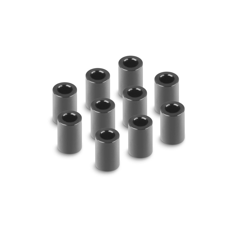 303130-K - ALU BUSHING 3x6x9.0MM - BLACK (10)