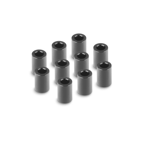 303130-K - ALU BUSHING 3x6x9.0MM - BLACK (10)