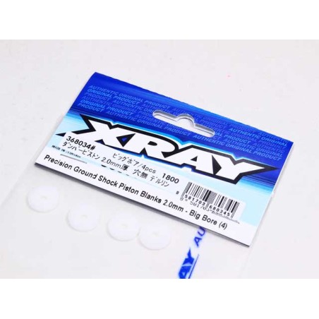 368034 - PRECISION GROUND SHOCK PISTON BLANKS 2.0mm - BIG BORE (4)