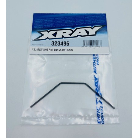 323496 - XB2 ANTI-ROLL BAR REAR - SHORT - 1.6mm