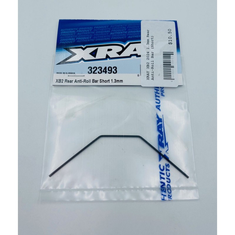 323493 - XB2 ANTI-ROLL BAR REAR - SHORT - 1.3mm