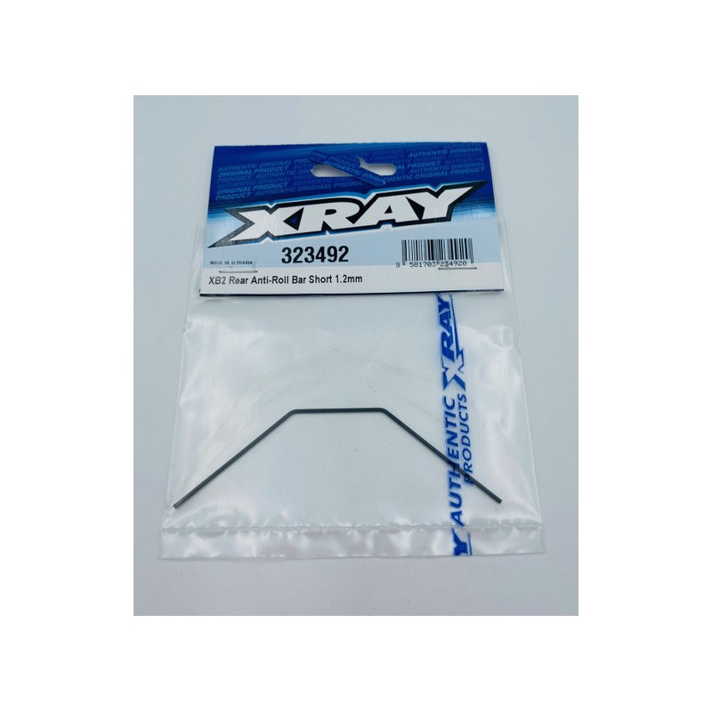 323492 - XB2 ANTI-ROLL BAR REAR - SHORT - 1.2mm