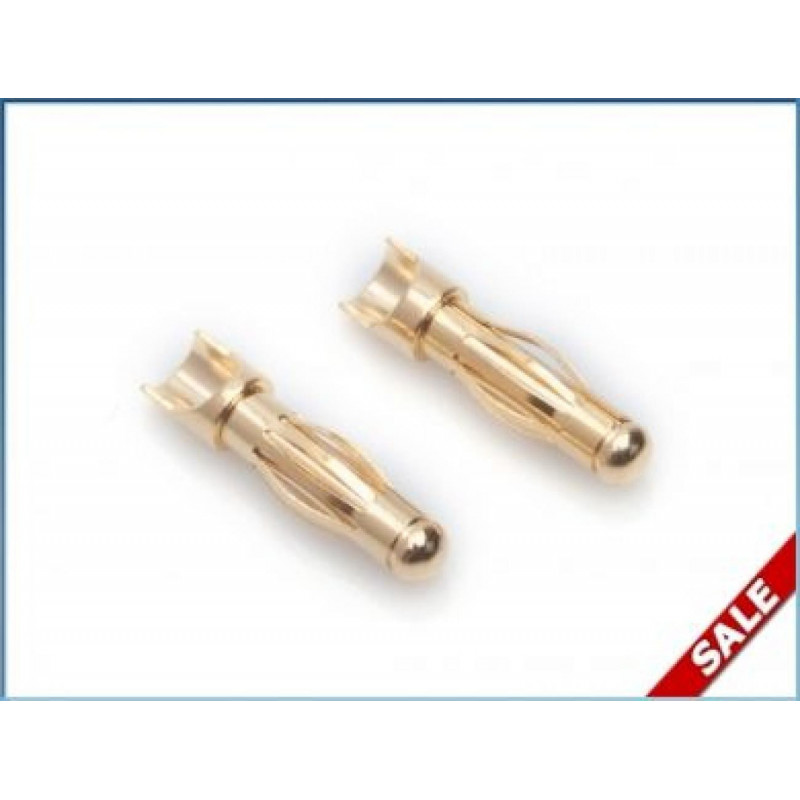 65816 - LRP 4mm Gold universal connectors (10 pcs.)