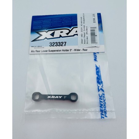 323327 - ALU REAR LOWER SUSPENSION HOLDER 3° - WIDER - REAR
