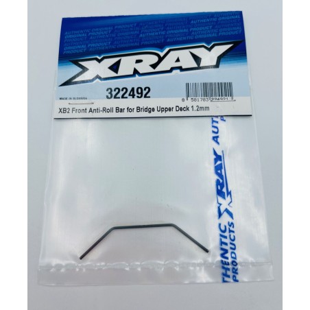 322492 - XB2 ANTI-ROLL BAR FRONT FOR BRIDGE UPPER DECK - 1.2 MM