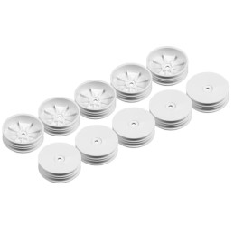 329904-M - 2WD FRONT SLIM WHEEL AERODISK WITH NARROW OFFSET - WHITE (10)