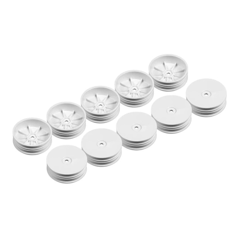 329904-M - 2WD FRONT SLIM WHEEL AERODISK WITH NARROW OFFSET - WHITE (10)