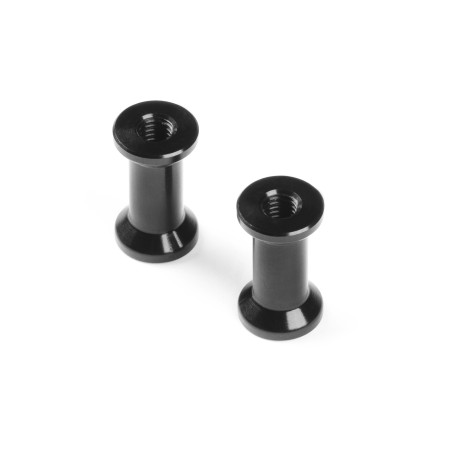 373077 - ALU REAR BRACE MOUNT 12MM - BLACK (2)