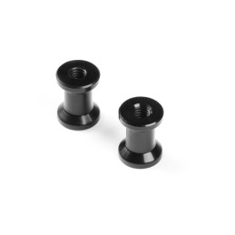 373076 - ALU REAR BRACE MOUNT 9MM - BLACK (2)