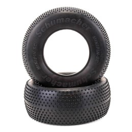 U6767 - SHORT COURSE TYRE - MINI PIN - YELLOW (PR)