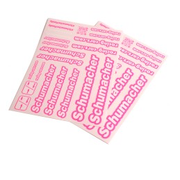 U8590 - Schumacher Decal Sheet - Neon Pink - pk2