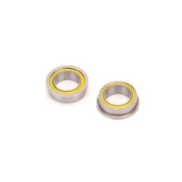U4980 - Ball Bearing - 1/4x3/8x1/8 Flanged Yellow - (pr)