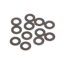 U4862 - Black Alloy Washers 0.50mm (pk12)