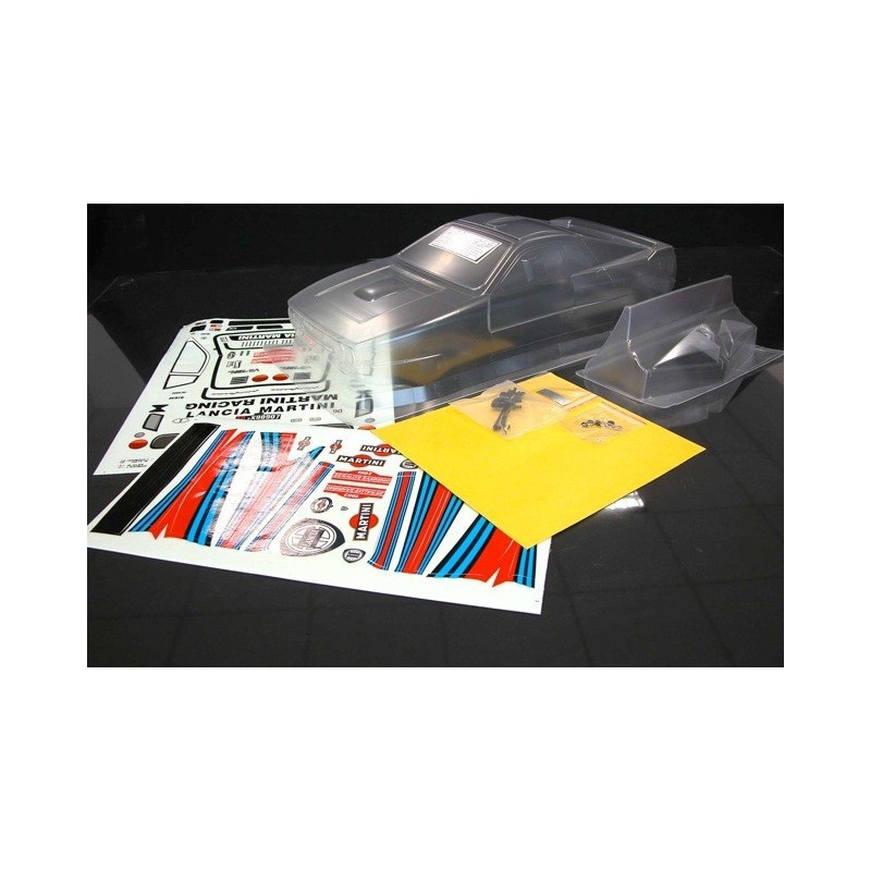 EZRL2435/M - CARR. 037 RALLY TRASPARENTE CON ADESIVI MARTINI