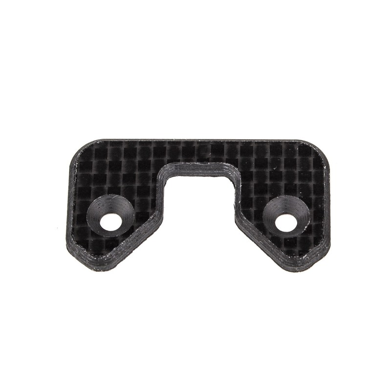AE91917 - FT RC10B74 One-Piece Rear Wing Button, carbon fiber