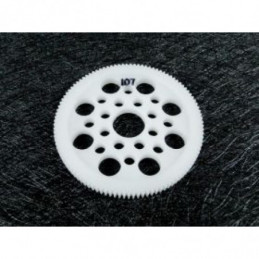 Corona modulo 64, 107 denti, per 1:10 ed 1:12