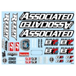 AE92465 - RC10B7 Decal Sheet