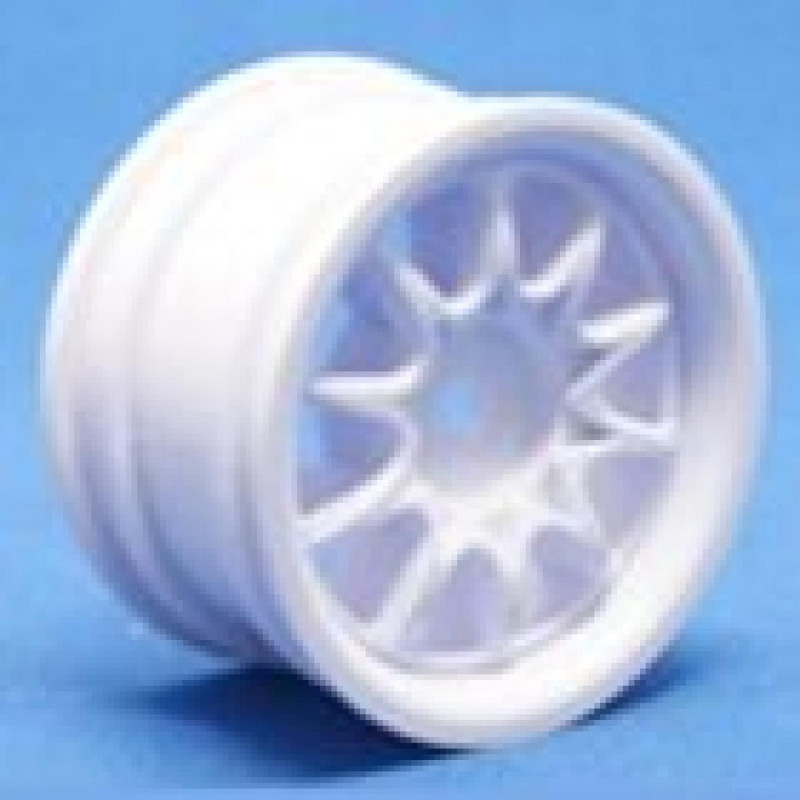 Cerchi bianchi 10W Ride standard per Mini 1:10
