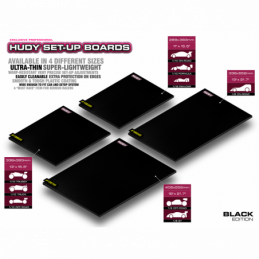 108605 - FLAT SET-UP BOARD FOR 1/10 OFF-ROAD - LIGHTWEIGHT - BLACK