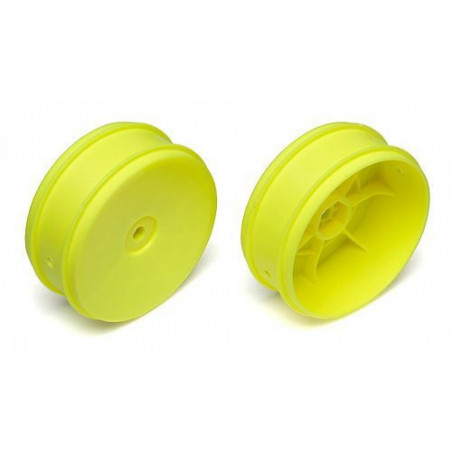AE91573 - 61mm Front 2WD Buggy Wheels, yellow