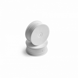 369912-M - 4WD Front Wheel Aerodisk with 12mm Hex IFMAR - White (2)