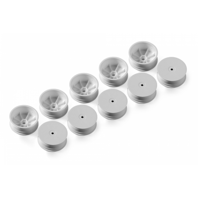 369902-M - 4WD Front Wheel Aerodisk with 12mm Hex IFMAR - White (10)