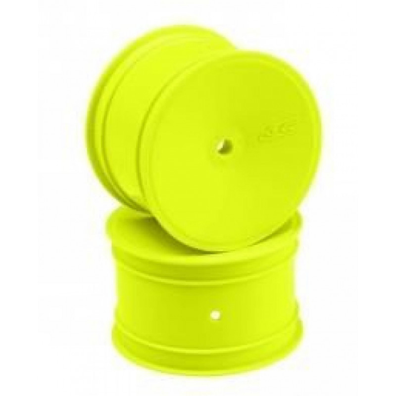 3348Y - (4) Mono 12mm Hex Rear Wheel, yellow, for 1/10 buggy