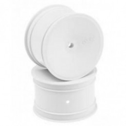 3348W - (4) Mono 12mm Hex Rear Wheel, white, for 1/10 buggy