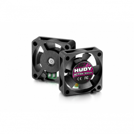 293110 - HUDY BRUSHLESS RC FAN 30MM - WITH EXTERNAL SOLDERING TABS