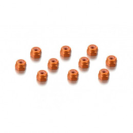 296530-O - ALU NUT M3 - ORANGE (10)