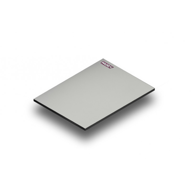 108602 - FLAT SET-UP BOARD FOR 1/10 OFF-ROAD - LIGHTWEIGHT - SILVER GREY