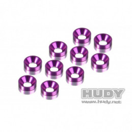 296510-V - ALU COUNTERSUNK SHIM - VIOLET (10)