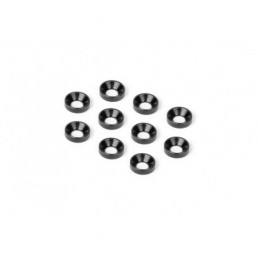 296510-K - ALU COUNTERSUNK SHIM - BLACK (10)