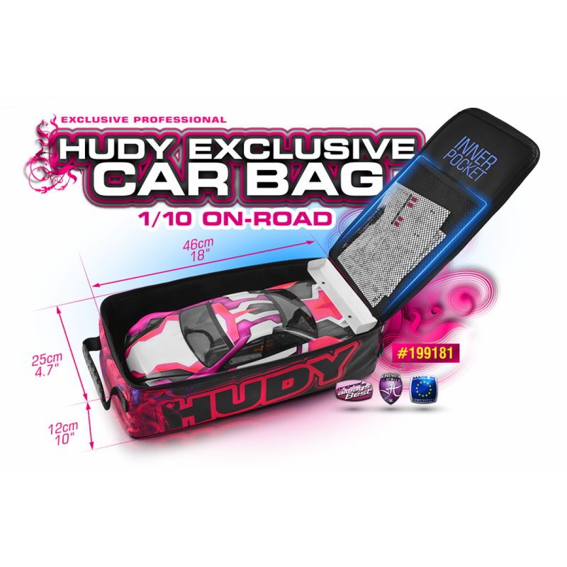 199181 - HUDY Car Bag - 1/10 On-Road - Touring - Pan Car