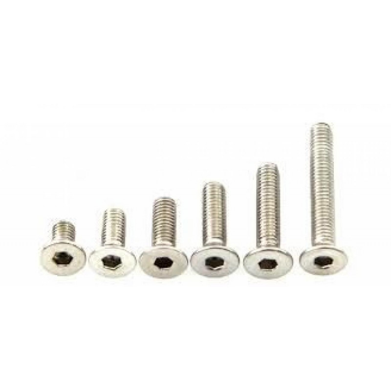 MSF-320 - Stainless Screw Flat Head 3x20 mm (10pcs)