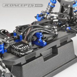 02530-1 - B74  B74.1 Aluminum motor & diff mount blue - set