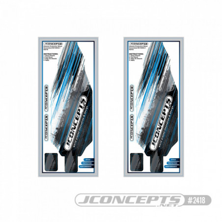 02418 - JConcepts - SC6.2 precut chassis protective sheet - striker design