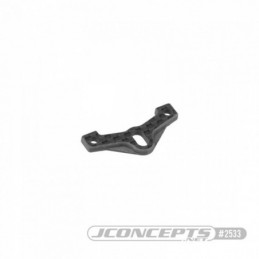 02533 - B74  B74.1 Carbon Fiber rear body mount plate ribbed and chamfered