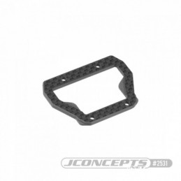 02531 - B74  B74.1 Carbon Fiber center bulkhead top-plate ribbed and chamfered