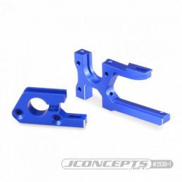 02530-1 - B74  B74.1 Aluminum motor & diff mount blue - set