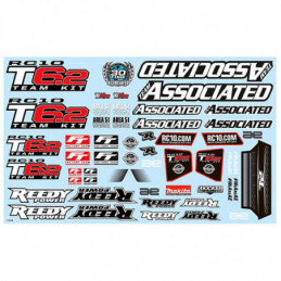 AE71153 - RC10T6.2 Decal Sheet