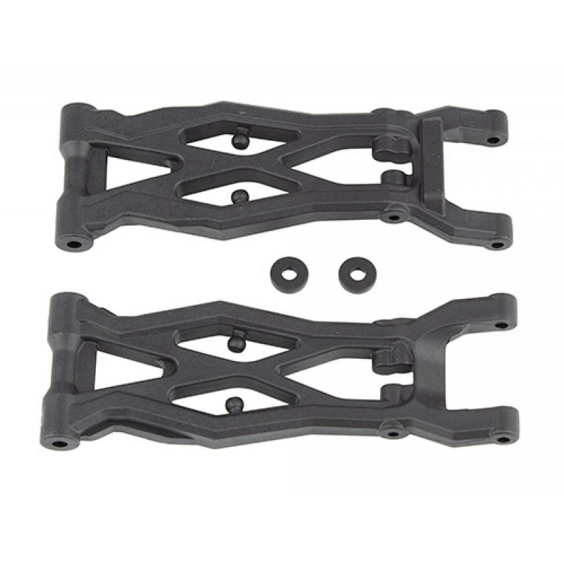 AE71141 - RC10T6.2 FT Rear Suspension Arms gull wing carbon